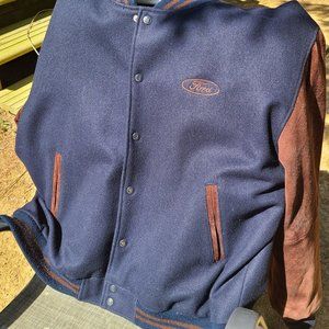 Vintage 1990's Ford Motor Company Varsity Letterman Jacket